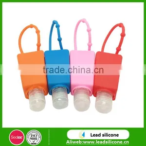 Siliocne Hand Sanitizer Silicone Holder With Plain Colour thumbnail-1