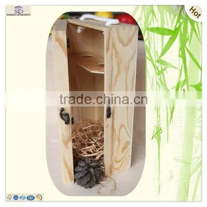 Printed Logo Window Door House Shaped Wine Box thumbnail-6