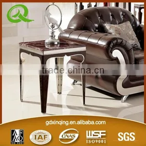 D329 Cheap Living Room Furniture Marble Side Table Cube Side Table thumbnail-4