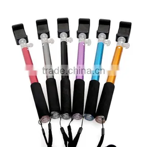 Folding Wired Wholesale Bluetooth Selfie Stick With Zoom, Selfie Stick Bluetooth , Selfie Stick Monopod thumbnail-6