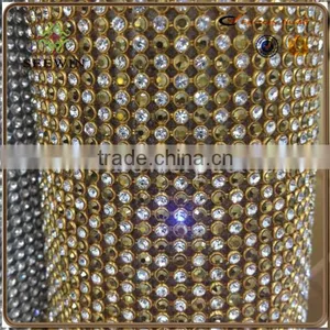 2016 Sparkle Rhinestone Diamond Mesh Wrap for Wedding Decoration thumbnail-1
