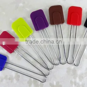 Silicone Spatula With Stainess Steel Handle thumbnail-1