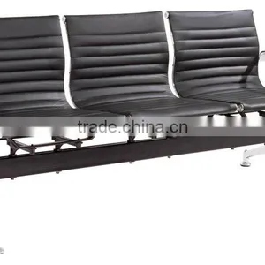 Cheap 3-seater Waiting Leather Chair Work Bench thumbnail-2