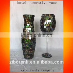 Color Mosaic Elegant Handmade Hotel Decorative Vase thumbnail-1