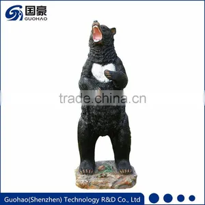 Home & Garden Decor Fiberglass Standing Bear Sculpture thumbnail-1