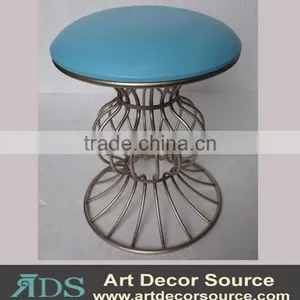 New Metal Round Foot Stool thumbnail-1