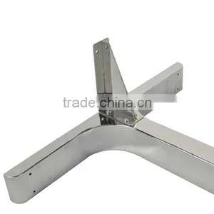 Online Shopping Hot Sales Modern Stainless Steel Table Legs With Wooden Table thumbnail-5