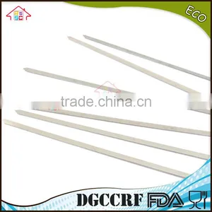 NBRSC New 10 Pcs Stainless Steel BBQ Barbecue Cooking Kebab Flat Skewers Needle Fork thumbnail-5