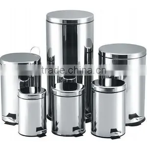High Quality Stainless Steel Waste Bin Pedal Bin thumbnail-1
