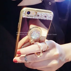 Electroplating Silicone Diamond Mobile Phone Cases for IPhone7/7Plus/6/6s/6plus/6splus Cell Phone Soft Tpu Shell Housing thumbnail-3