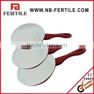 Fashion White Color Ceramic Durable Korean Frying Pan thumbnail-1