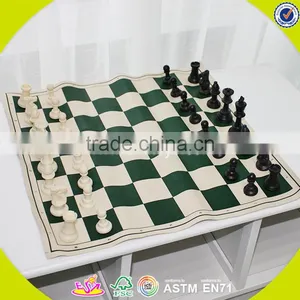 2017 Wholesale Best Sale Children Wooden Travel Chess Set W11A057 thumbnail-4