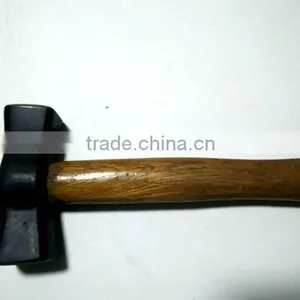 Spanish Type Stoning Hammer With Wooden Handle thumbnail-3