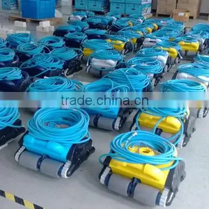 Yellow Robot Swimming Pool Cleaner With Caddy Cart thumbnail-5
