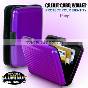 Aluminum Metal Waterproof Box Case Business Credit Card Holder Wallet thumbnail-4