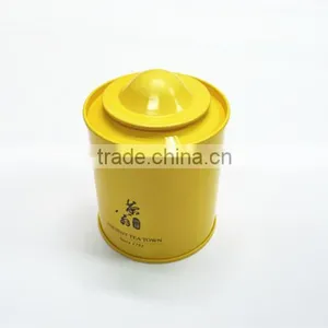 Factory Direct Price Round Shape Tea Tin Case With Inner Lid thumbnail-1