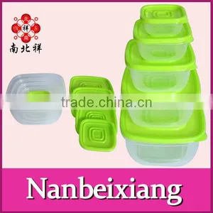 PP 5Pcs Multilayer Food Crisper Food Grade Plastic Container thumbnail-1