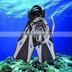 Professional Adult Dive Mask Dry Snorkel Fin Set With Adjustable System Wholesale thumbnail-1