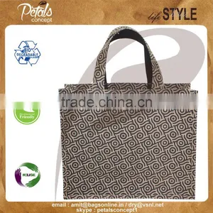 2017 Fancy Jute Tote Bag for Men thumbnail-1