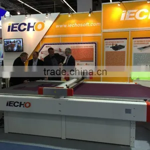 IECHO CNC Automatic Cutting Machine for PU & PVC Composites Sponse Leather and Rubber Car Mats Carpets thumbnail-3