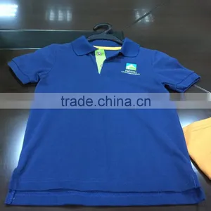 100%cotton Man Tops White Plain Short Sleeve Polo T-shirt,Classic Polo Shirt thumbnail-5