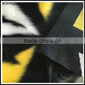 Hot Selling Wholesale Customized Special Print High Quality Softtextile Faux Fur Upholstery Fabric thumbnail-2