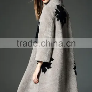 2016 German Style High Quality Windproof Womens Wool Coat thumbnail-5