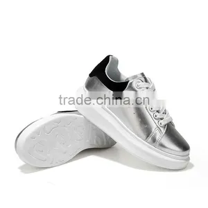 Wholesale Loafer Design Fashion Shoes Sample for Female, Women Leather Casual Shoes Sneakers High Quality Made in Jinjiang thumbnail-5