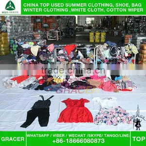 Gracer Stock Europe Style Bales 100kg Ladies Cotton Dress Used Designer Clothes thumbnail-2