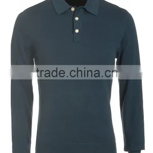 Unisex Stylish Long Sleeve Polo T-shirt thumbnail-3