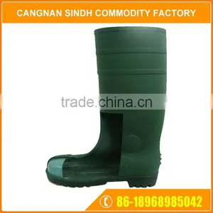 Supply PVC Heat Protection Chemical Steel Toe And Plate Work Boots thumbnail-1