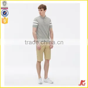 Custom Breathable 100% Cotton Contrast Tipping Button Placket Unbranded Polo Shirt thumbnail-1