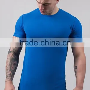 Mens Fitness Wear, Round Neck Muscle t Shirt thumbnail-2