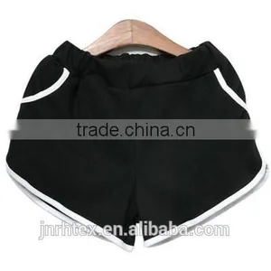 High Quality Loose and Comfortable 100% Cotton Women Sport Shorts thumbnail-5