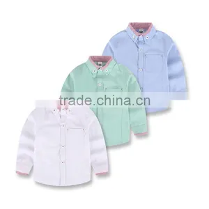Oem Hot Fashion Shirt, Latest Tailor Made Children's Uniform Shirts thumbnail-1