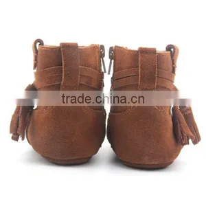 2017 Factory Derictly Wholesale Cheap Leather Baby Shoes of Boots thumbnail-4