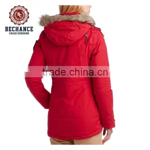 AB2802 Women Winter Fur Hood Warm Padded Jackets thumbnail-2