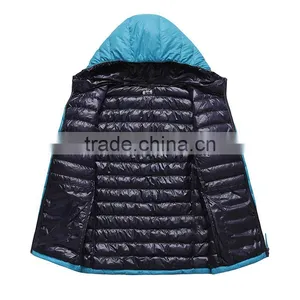 Comfortable Winter Ultralight Down Jacket With Hood High Quality Outdoor Jacket Wholesale thumbnail-5