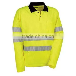 Hi Visibility Longsleeve Polo thumbnail-1