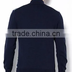 Long Sleeve Half Zip Neck 100% Yak Knitting Patterns Men Sweater for OEM thumbnail-4
