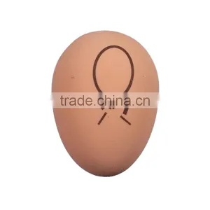 Wholesale Egg Beige Emoji Angry Face Rubber Pet Products Toy thumbnail-1