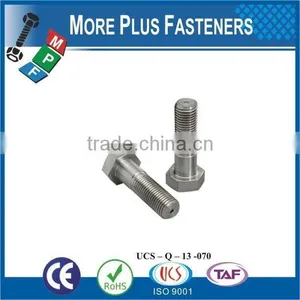Made in Taiwan High Quality Stainless Steel Hex Head Bolt Hex Bolt Hexagon Bolt thumbnail-2