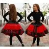 Girls Girl Childrens Kids Hot Neon UV Pink Black Dress Up Dance TuTu Mini Skirt thumbnail-3
