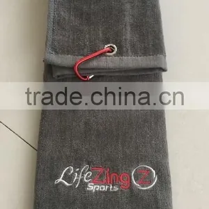 100 Cotton High Quality Customized Golf Towels thumbnail-1