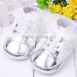 Fashion New Baby Girls First Walkers Flowers Shoes thumbnail-5
