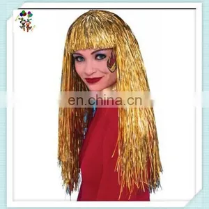 Cheap Colorful Mardi Gras Party Women Long Tinsel Wigs HPC-0025 thumbnail-2
