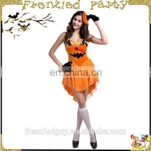 New Arrival Party Sexy Pumpkin Halloween Costume thumbnail-1