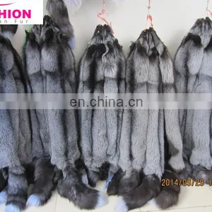 Silver Fox Fur Skin/high Quality Fox Fur Skin/tanned Fox Fur Skin thumbnail-3