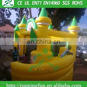 Hot Sale Commercial Grade PVC Tarpaulin Brand New Inflatable Bouncy Castle With Slide thumbnail-2