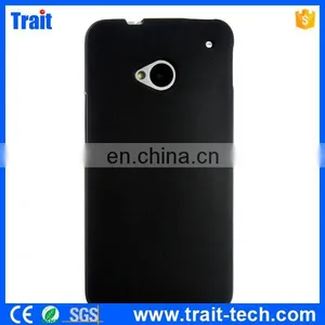 Large Stock Frosted TPU Gel Antiscratch Case for HTC One M7 Black thumbnail-3